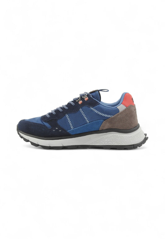 SUN68 Sneakers Uomo Blu Marrone Rosso Z45130-AI26-07