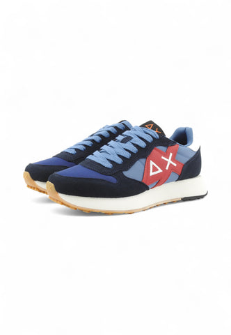 SUN68 Sneakers Uomo Blu Rosso Z45114-AI26-07