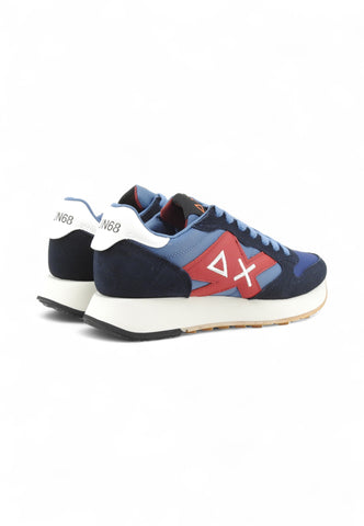 SUN68 Sneakers Uomo Blu Rosso Z45114-AI26-07