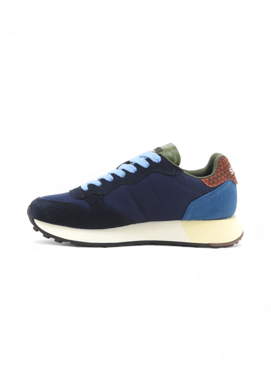 SUN68 Sneakers Uomo Blu Verde Arancione Z45117-AI26-07