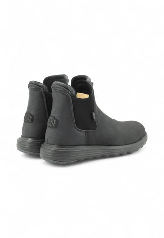 HEY DUDE Branson Classic Stivaletti Uomo Nero Grigio HD.42065-AI26-060