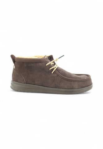 HEY DUDE Wally Mid GripR Warmth Stringate Uomo Marrone HD.42052-AI26-2IV