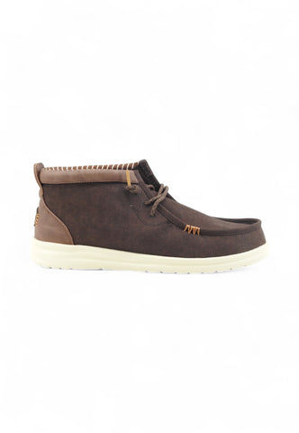 HEY DUDE Wally Mid GripR Vin Classic Stringate Uomo HD.44322-AI26-2KI