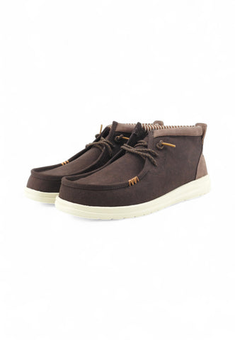 HEY DUDE Wally Mid GripR Vin Classic Stringate Uomo HD.44322-AI26-2KI