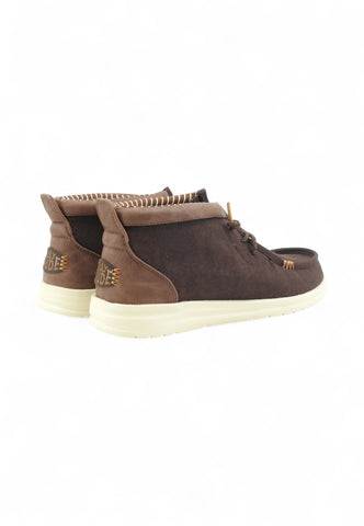 HEY DUDE Wally Mid GripR Vin Classic Stringate Uomo HD.44322-AI26-2KI