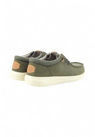 HEY DUDE Paul Classic Stringate Uomo Verde HD.43352-AI26-337