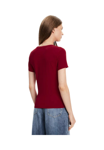 GUESS T-Shirt Donna Bordeaux W4YI01J1314-AI26-G5M3