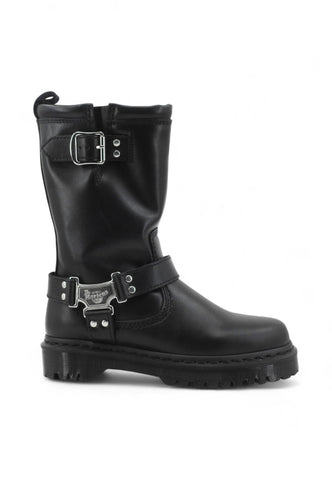 DR. MARTENS Anistone Hi Black Wanama Stivali Donna Nero 32199001-AI26