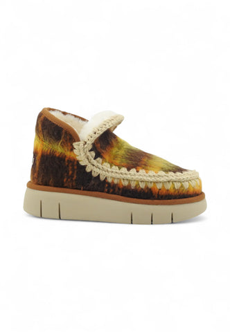 MOU Eskimo Bounce Sneaker Wool Stivaletti Donna Marrone Giallo MU.FW531019K-AI26-IRCUE