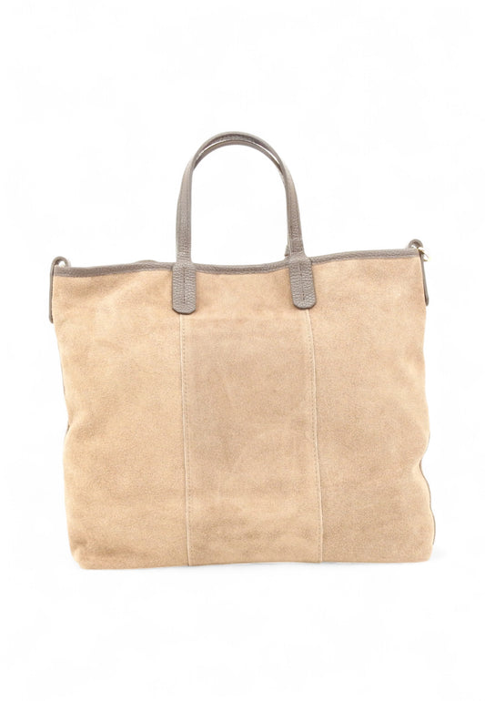 VIA MILANO 21 Iris Borsa A Mano Donna Beige Marrone IRISMBE-AI26