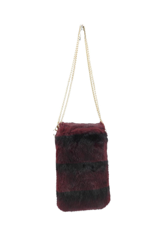 VIA MILANO 21 Olivia Borsa Tracolla Donna Bordeaux Nero OLIVIABON-AI26