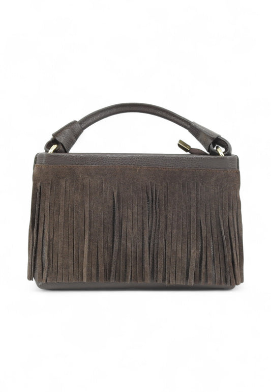 VIA MILANO 21 Vera Borsa A Mano Donna Marrone Frange VERATDM-AI26