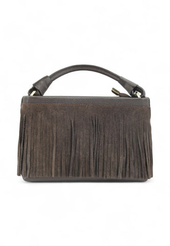 VIA MILANO 21 Vera Borsa A Mano Donna Marrone Frange VERATDM-AI26