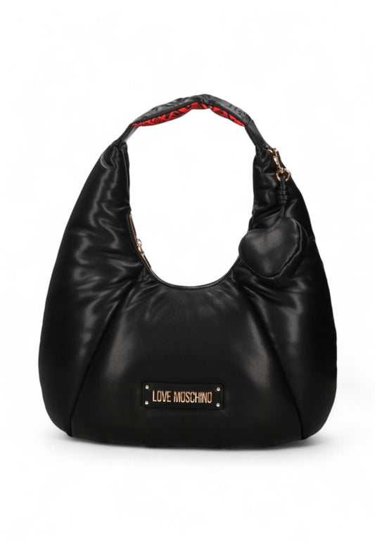 LOVE MOSCHINO Borsa A Spalla Donna Nero Rosso JC4325PP0NKM100A-AI26