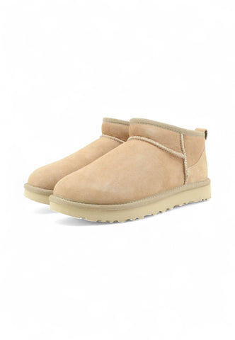 UGG W Classic Ultra Mini II Stivaletti Donna Beige W116109-SAN-AI26