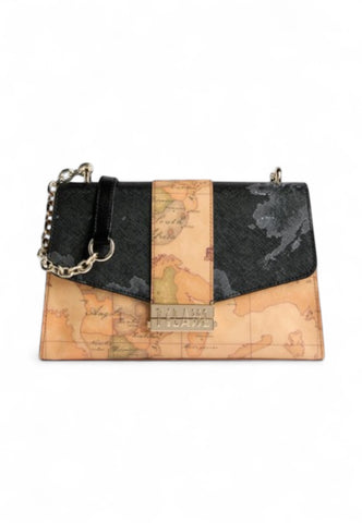 ALVIERO MARTINI Borsa Tracolla Donna Nero Beige LE27TMIX-AI26-S698