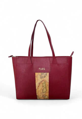 ALVIERO MARTINI Borsa Shopper Donna Rosso Beige LD279407-AI26-0313