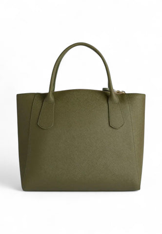 ALVIERO MARTINI Borsa A Mano Donna Verde Beige LD259407-AI26-0609