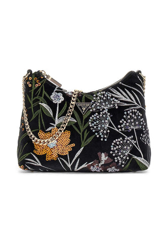 GUESS Borsa A Spalla Donna Nero Paillettes HWVT9350170-AI26-BML