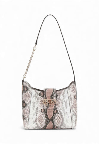 GUESS Borsa A Spalla Donna Bianco Grigio Rosa HWKG9891010-AI26-LTM