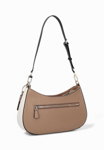 GUESS Borsa A Spalla Donna Beige Bianco HWZG9672180-AI26-TNM