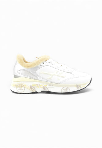 PREMIATA Sneakers Donna Bianco Argento MOERUND-AI26-VAR7798M