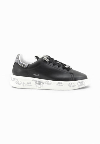 PREMIATA Sneakers Donna Nero Strass BELLE-AI26-VAR7810K