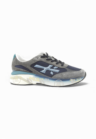 PREMIATA Sneakers Uomo Blu Grigio MOERUN-AI26-VAR7772