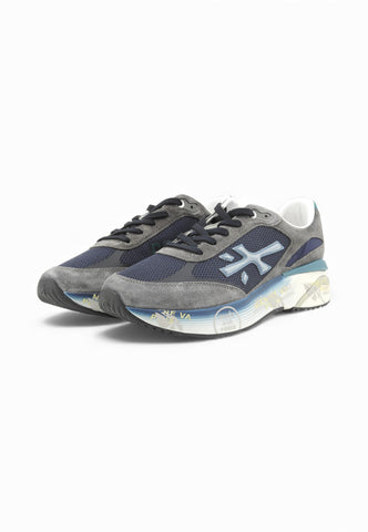 PREMIATA Sneakers Uomo Blu Grigio MOERUN-AI26-VAR7772