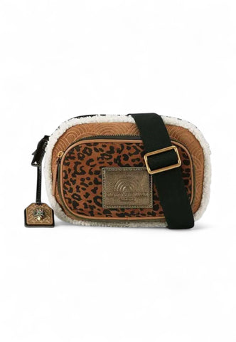 KURT GEIGER Borsa Tracolla Donna Marrone Animalier 5033948219-AI26