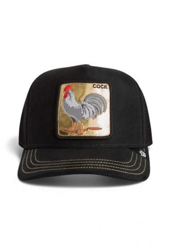 GOORIN BROS Cappello Trucker Cock Nero Oro 101-2531-VOI-AI26