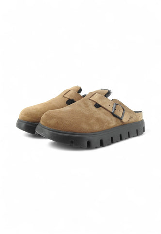BIRKENSTOCK Ciabatte Boston Pap Chunky Donna Marrone 1030574-AI26