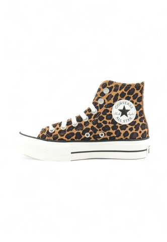 CONVERSE Sneakers Donna Beige Nero Animalier A17979C-AI26