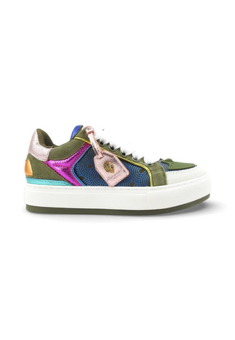 KURT GEIGER Sneakers Donna Verde Multicolor 493375109-PE26