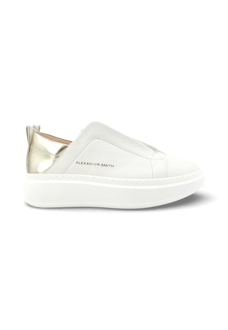 ALEXANDER SMITH Sneakers Donna Bianco Oro ASBDWLW-0604-WGD-PE26