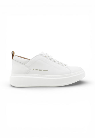 ALEXANDER SMITH Sneakers Uomo Bianco Marrone ASBDWFM-2319-WHT-PE26