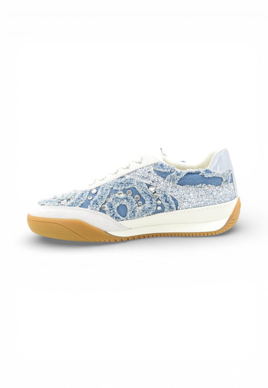 LIU JO Sneakers Donna Blu Denim Strass BA6093TX54300009-PE26