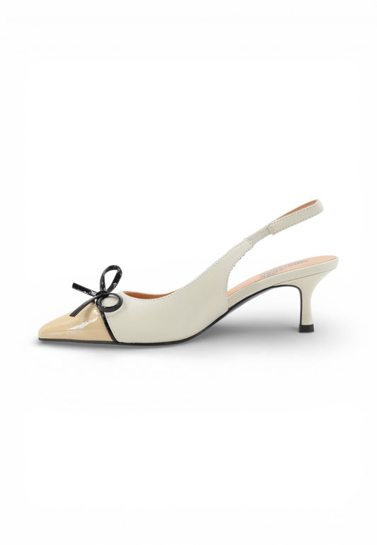 LOVE MOSCHINO Sandali Tacco Donna Beige Nero JA10316G1OIE211A-PE26