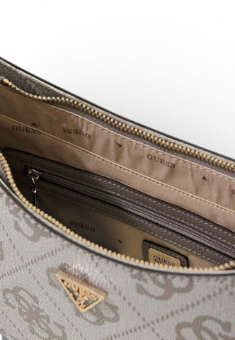 GUESS Borsa A Spalla Donna Beige Grigio HWSO9672180-PE26-DKO