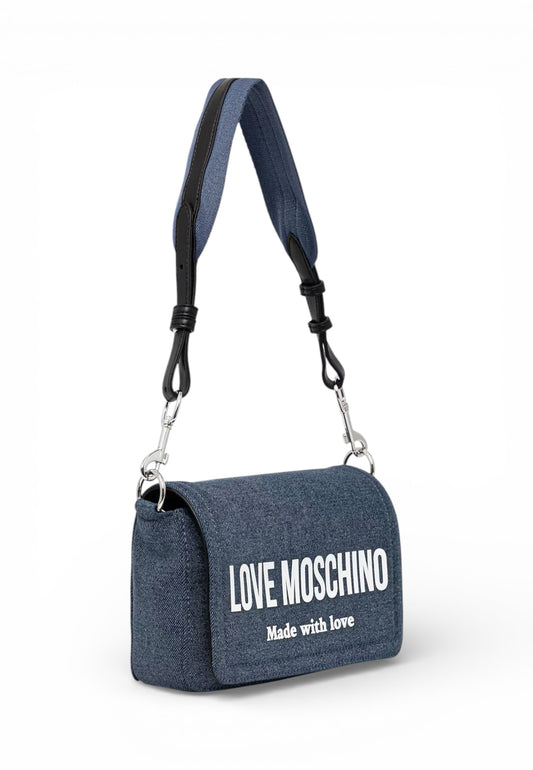 LOVE MOSCHINO Borsa A Spalla Donna Blu Denim JC4057PP1OLG170A-PE26