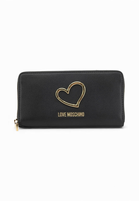 LOVE MOSCHINO Portafogli Donna Nero Oro JC5505PP1OLQ0000-PE26