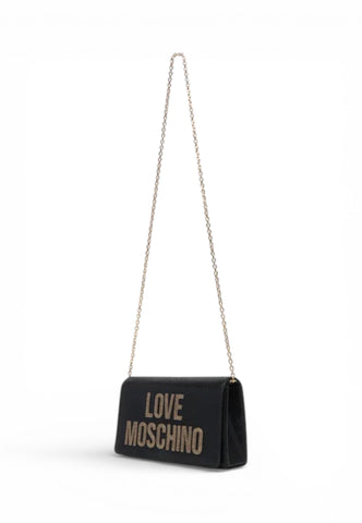 LOVE MOSCHINO Borsa Tracolla Donna Nero Beige Glitter JC4104PP1OLK0000-PE26