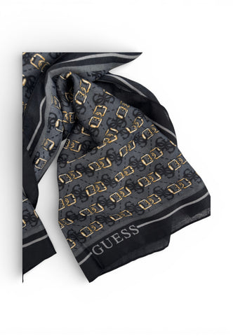 GUESS Pashmina Donna Nero Grigio Oro AW5450POL03-PE26-CLO