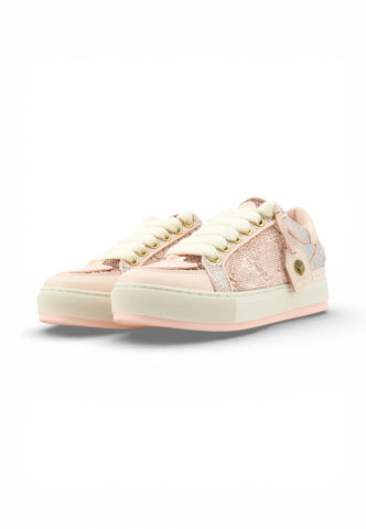 KURT GEIGER Sneakers Donna Rosa Bianco Paillettes 9564324619-PE26