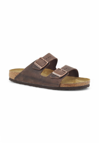 BIRKENSTOCK Ciabatte Arizona NF Donna Marrone 052533-PE26