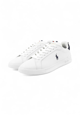 POLO RALPH LAUREN Sneakers Uomo Bianco Blu Rosso 809860883003-PE26