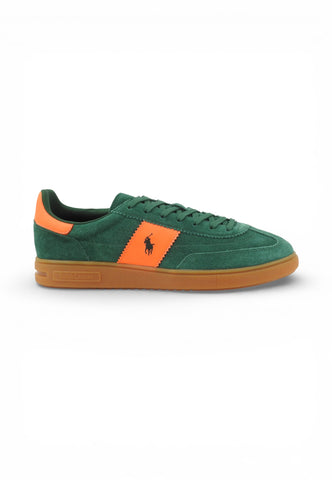 POLO RALPH LAUREN Sneakers Uomo Verde Arancione 809P07172002-PE26
