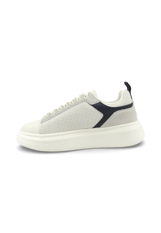 LIU JO Sneakers Uomo Bianco Blu 7B6001PX355S3703-PE26