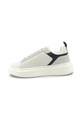LIU JO Sneakers Uomo Bianco Blu 7B6001PX355S3703-PE26