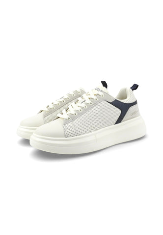 LIU JO Sneakers Uomo Bianco Blu 7B6001PX355S3703-PE26